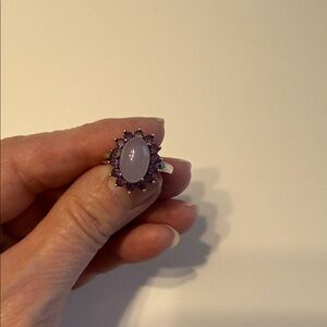 Amethyst  Gemstone Ring size 6